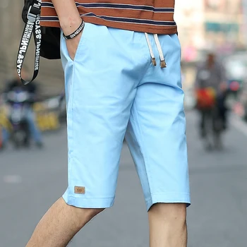 Hlače hlače za moške poletne priložnostne svoboden Capris velikosti orodne hlače trendy Capris moške plaža hlače 7XL 6XL dokolenske hlače (pumparice) 5XL