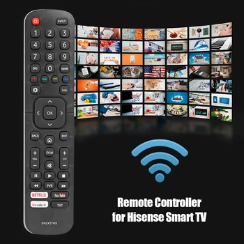 NOVI Smart TV Daljinski upravljalnik Brezžično Stikalo za Hisense 43K300UWTS 65M7000 EN2X27HS 4K Televizijskih Zamenjava Krmilnika
