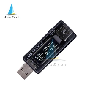 4V-20V DC Voltmeter Ampermeter USB Tester Trenutno Volt Meter Polnilnik Zmogljivosti Indikator Prikaza Časa Mobilnih Baterije Detektor