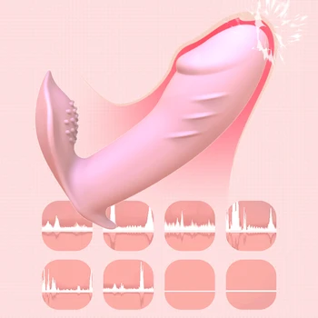 Brezžični Daljinski Dildo, Vibrator Spodnje hlače za Ženske Klitoris Stimulator Spolnih Odraslih, Pralni Trgovina Ženski Klitoris Masturbator Erotične Igrače