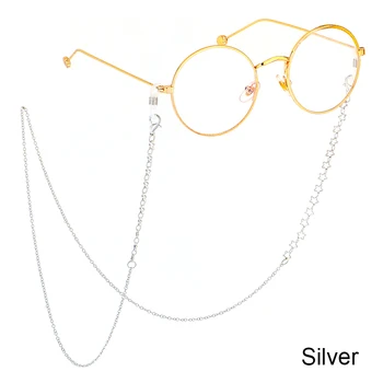 Elegantna Moda Obravnavi Očala Verige Za Ženske Kovinska Sončna Očala Vrvice Priložnostne Pearl Beaded Očala Vrvica Za Opaljivanje Tega Ogrlica Za Očala