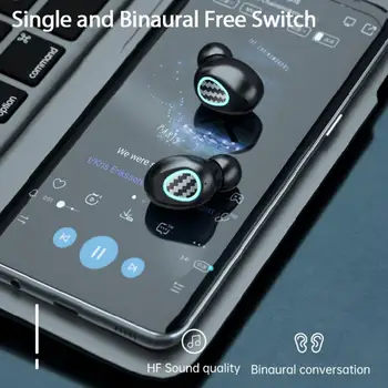 R9 TWS Dotik, Bluetooth Slušalke 9D Brezžične Stereo Slušalke Lossless zmanjšanje Hrupa Gaming Slušalke z mikrofonom za iphone Telefon xiaomi