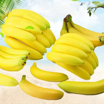 Simulacija Sadje Model Foto Prop Umetno Banana Ponaredek Cesar Banana Plastičnih Banana Grozdih, Smešno, Igrače, Sadje Shop Zaslon Dec 97218