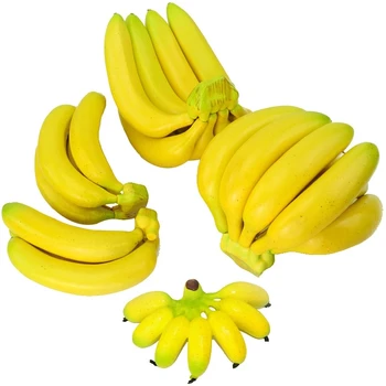 Simulacija Sadje Model Foto Prop Umetno Banana Ponaredek Cesar Banana Plastičnih Banana Grozdih, Smešno, Igrače, Sadje Shop Zaslon Dec