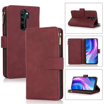 Luksuzni Usnja Flip Case Za Xiaomi Redmi Opomba 8T Pro Denarnico, Telefon Kritje