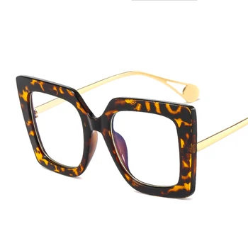 Trend Cvet Kvadratnih Očala Okvirji Za Ženske 2021 Trendi Razkošno Design Jasno Objektiv Oversize Očala Modnih Stilov