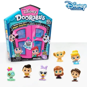 Doorables Disney Princesa Trgovina Lutka Multi-Vpogled Pack Serije 4 Presenečenje Slepo Polje Anime Slika Igrače Za Dekleta, Otroci Igrače Baby Girl