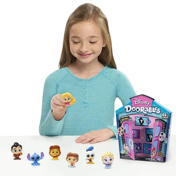 Doorables Disney Princesa Trgovina Lutka Multi-Vpogled Pack Serije 4 Presenečenje Slepo Polje Anime Slika Igrače Za Dekleta, Otroci Igrače Baby Girl