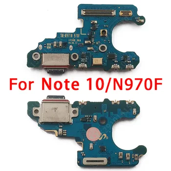 Original USB Charge Odbor za Samsung Galaxy Note 10 + Note10 Plus Polnjenje Vrata Za N976 PCB Priključek Flex Kabel Rezervni Deli 9826