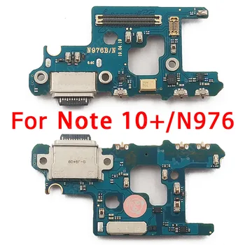 Original USB Charge Odbor za Samsung Galaxy Note 10 + Note10 Plus Polnjenje Vrata Za N976 PCB Priključek Flex Kabel Rezervni Deli