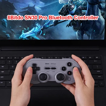 8bitdo SN30 Pro Krmilnik za Igre 6-Osni Vibracije Bluetooth-združljiv Brezžični Gamepad Brezžični GAMEstick Ročaj Nadzor 9867