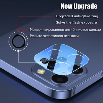 3PCS Fotoaparat Strešna Stekla za iPhone 11 X XR 6 6S Plus SE Zaščitnik Zaslon Za iPhone 12 Pro 7 8 XS Max 11 Pro Mini Zaščitno Steklo