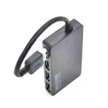 Hub Ultra Slim, USB 3.0, 4 Port Multi Vozlišča za Podatke Širitev Produkti z Visoko Hitrostjo 5 Gbps USB Adapter Za MacBook PS3, Xbox Prenosnik
