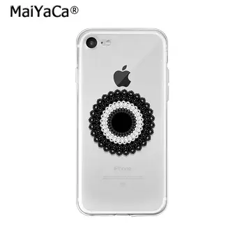 MaiYaCa Seksi Čipke Cvet TPU Mehki Silikonski Primeru Telefon za Apple iPhone 8 7 6 6S Plus X XS MAX 5 5S SE XR Mobilne Pokrov 99